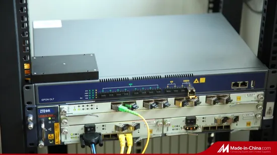 8pon 포트 Epon Olt, 4ge 광학 인터페이스, 4*10GB 업링크, 호환 Huawei/Zte /Fiberhome ONU